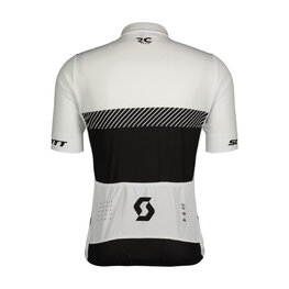 SCOTT Kurzarm Fahrradtrikot - RC TEAM - Weiß/Schwarz