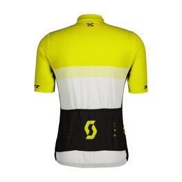 SCOTT Kurzarm Fahrradtrikot - RC TEAM - Gelb/Weiß