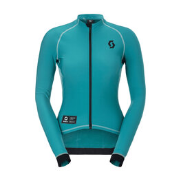 SCOTT Langarm Fahrradtrikot für den Winter - RC PRO WARM REMIX W - Grün