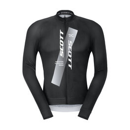 SCOTT Langarm Fahrradtrikot für den Sommer - RC PRO - Schwarz/Weiß