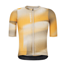 SCOTT Kurzarm Fahrradtrikot - PRO SL - Beige/Orange