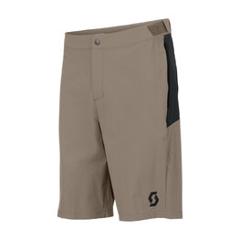 SCOTT Fahrradshorts ohne Träger - VERTIC LT W/PAD - Beige/Schwarz