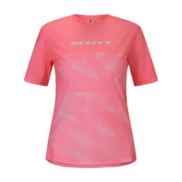 SCOTT Kurzarm Fahrrad-Shirt - VERTIC LT SS - Rosa