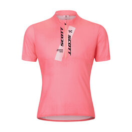 SCOTT Kurzarm Fahrradtrikot - JUNIOR - Rosa/Weiß