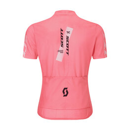 SCOTT Kurzarm Fahrradtrikot - JUNIOR - Rosa/Weiß