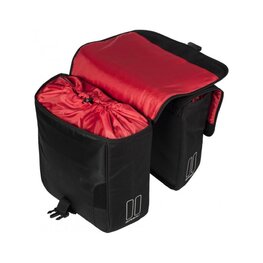 BASIL Fahrradtasche - SPORT DESIGN-DOUBLE BAG - Schwarz