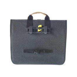 BASIL Fahrradtasche - URBAN DRY - Grau