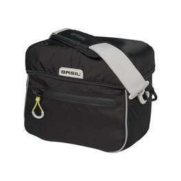 BASIL Fahrradtasche - MILES HANDLEBAR BAG - Schwarz/Gelb