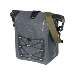 BASIL Fahrradtasche - NAVIGATOR STORM MIK SIDE M - Grau/Schwarz