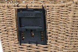 BASIL Korb - BREMEN RATTAN LOOK BE/KF - Schwarz/Braun