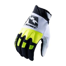 KENNY Langfinger-Fahrradhandschuhe - GLOVES TRACK - Gelb/Schwarz