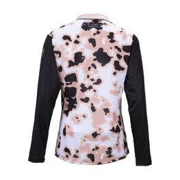 KENNY Langarm Fahrradtrikot für den Sommer - CHARGER - Schwarz/Weiß/Rosa