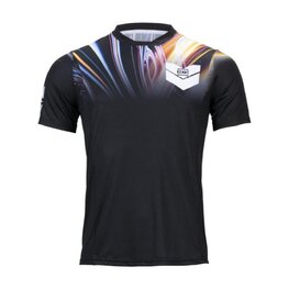 KENNY Kurzarm Fahrradtrikot - INDY - Regenbogen/Schwarz