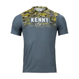 KENNY Kurzarm Fahrradtrikot - CHARGER - Gelb/Grau