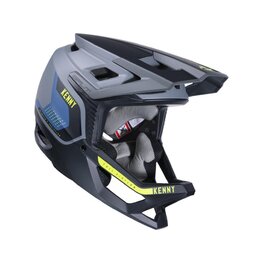 KENNY Fahrradhelm - SPLIT - Gelb/Blau/Grau