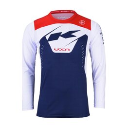 KENNY Langarm Fahrradtrikot für den Sommer - ELITE KID 24 - Blau