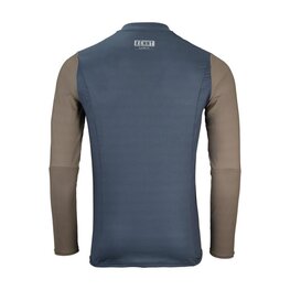 KENNY Langarm Fahrradtrikot für den Sommer - CHARGER 24 - Braun/Grau