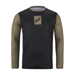 KENNY Langarm Fahrradtrikot für den Sommer - ELITE 25 - Schwarz/Braun