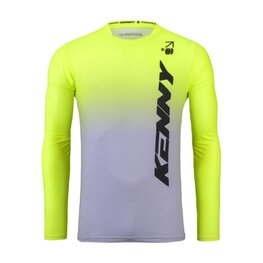 KENNY Langarm Fahrradtrikot für den Sommer - PROLIGHT 25 - Gelb/Grau