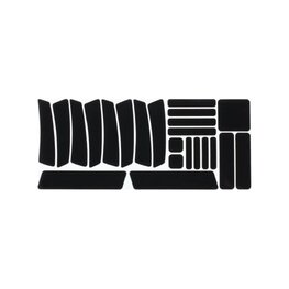 BBB Aufkleber - BBP-71 MULTI VIS 3M - Schwarz