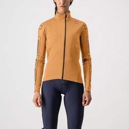 CASTELLI Fahrrad-Thermojacke - TRANSITION - Orange