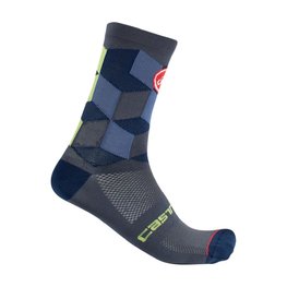 CASTELLI Klassische Fahrradsocken - UNLIMITED 15 - Blau
