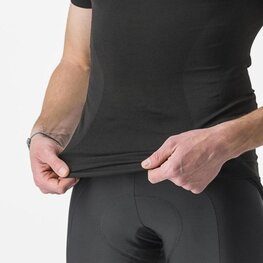 CASTELLI Kurzarm Fahrrad-Shirt - CORE SEAMLESS - Schwarz