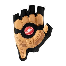 CASTELLI Fingerlose Fahrradhandschuhe - ROSSO CORSA PRO - Schwarz/Orange