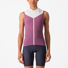 CASTELLI Ärmelloses Fahrradtrikot - SOLARIS - Lila