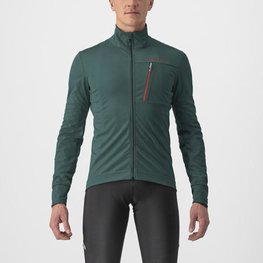 CASTELLI Fahrrad-Thermojacke - GO - Grün