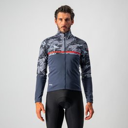 CASTELLI Fahrrad-Thermojacke - FINESTRE - Blau