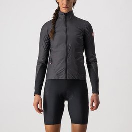 CASTELLI Winddichte Fahrradjacke - UNLIMITED W PUFFY - Grau