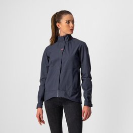 CASTELLI Fahrrad-Regenjacke - COMMUTER W REFLEX - Blau