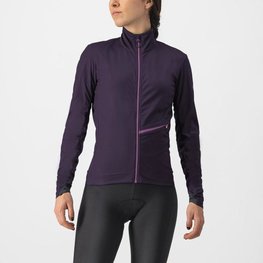 CASTELLI Fahrrad-Thermojacke - GO W - Lila