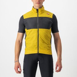 CASTELLI Fahrradweste - UNLIMITED PUFFY - Gelb