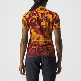 CASTELLI Kurzarm Fahrradtrikot - UNLTD SENTIERO - Orange/Rot