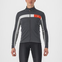 CASTELLI Fahrrad-Thermojacke - MORTIROLO 6S - Grau