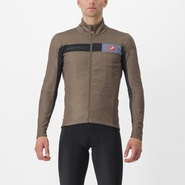 CASTELLI Fahrrad-Thermojacke - MORTIROLO 6S - Braun