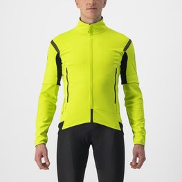 CASTELLI Fahrrad-Thermojacke - PERFETTO ROS 2 CONVERTIBLE - Hellgrün