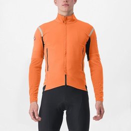 CASTELLI Fahrrad-Thermojacke - PERFETTO RoS 2 CONVERTIBLE - Orange