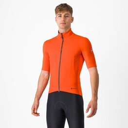 CASTELLI Kurzarm Fahrradtrikot - PERFETTO ROS 2 WIND - Orange