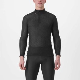 CASTELLI Langarm Fahrrad-Shirt - COLD DAYS 2ND LAYER - Schwarz