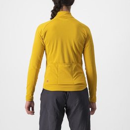CASTELLI Langarm Fahrradtrikot für den Winter - UNLIMITED TRAIL W - Gelb