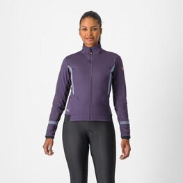 CASTELLI Fahrrad-Thermojacke - DINAMICA 2 - Lila