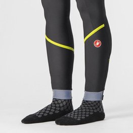 CASTELLI Lange Fahrradhose ohne Träger  - VELOCISSIMA THERMAL - Schwarz/Hellgrün
