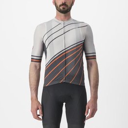 CASTELLI Kurzarm Fahrradtrikot - SPEED STRADA - Grau
