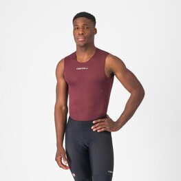 CASTELLI Ärmelloses Fahrrad-Shirt - PRO MESH 2.0 - bordeaux