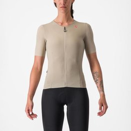 CASTELLI Kurzarm Fahrradtrikot - PREMIO W - Beige