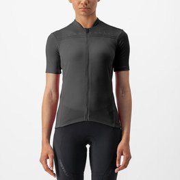 CASTELLI Kurzarm Fahrradtrikot - ANIMA - Schwarz