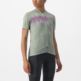 CASTELLI Kurzarm Fahrradtrikot - UNLIMITED SENTIERO 2 - Grün
